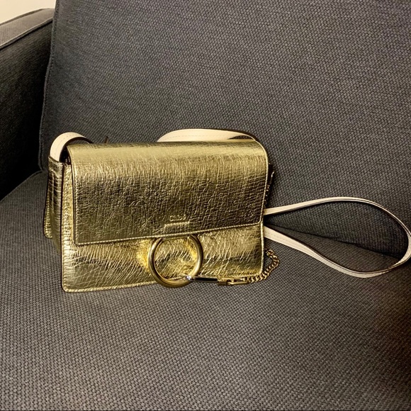 Chloe Handbags - [Chloe] Small Faye Bag- gold